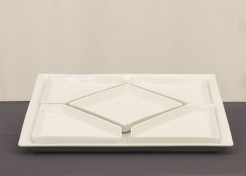 White Ceramic Antipasto Tray